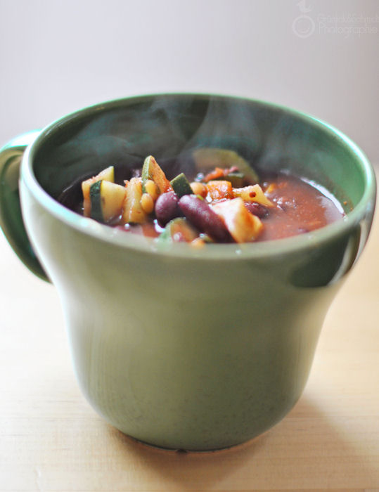 Mediterranean Kidney Bean Vegetable Soup