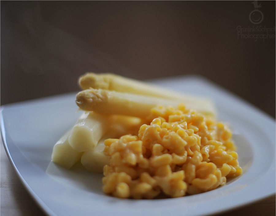 Gluten-free White Asparagus Macaroni & Cheese